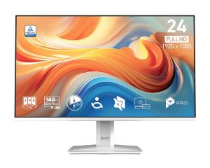 MSI Pro/MP243W E14/23,8"/IPS/FHD/144Hz/1ms/Bílá/3R