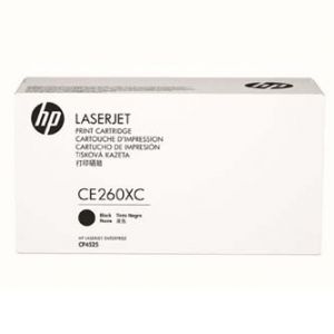 HP toner CE260XC, black, HP CP4525 - poškozený obal B (viz. popis)