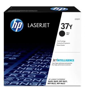 HP originální toner CF237Y, black, HP 37Y, - poškození obalu B (viz popis)